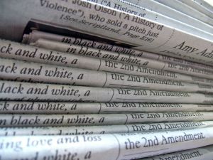 Newspapers' problems are piling up, but some newspapers have caused some of their own problems. (credit: Daniel R. Blume/Wikimedia/Creative Commons)