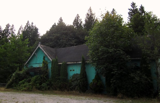 Sampo Hall, at Webster's Corners in Maple Ridge, BC. It was built in 1915 as a community hall for the Finnish settlers in the area, and a Workers' Sports Association of Canada club was headquartered here as well. (credit: own photo)