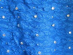 Some of the rhinestones on one of my competition dresses. (credit: own photo)