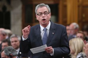 Joe Oliver, Canada's minister of finance, speaking in the House of Commons. (credit: torontosun.com)